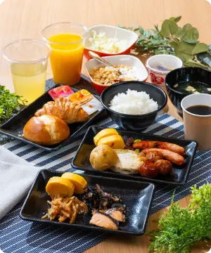 写真:朝食例